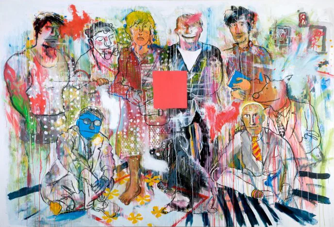 Le peintre et ses amis — François Glineur