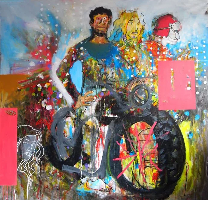 Le motard — François Glineur