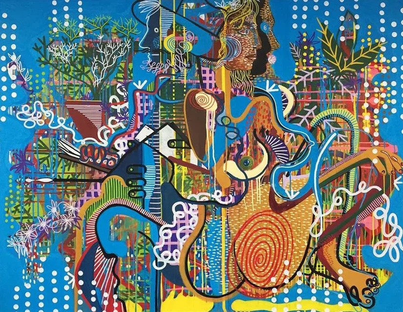 Peintre et modèle, dos à dos — François Glineur