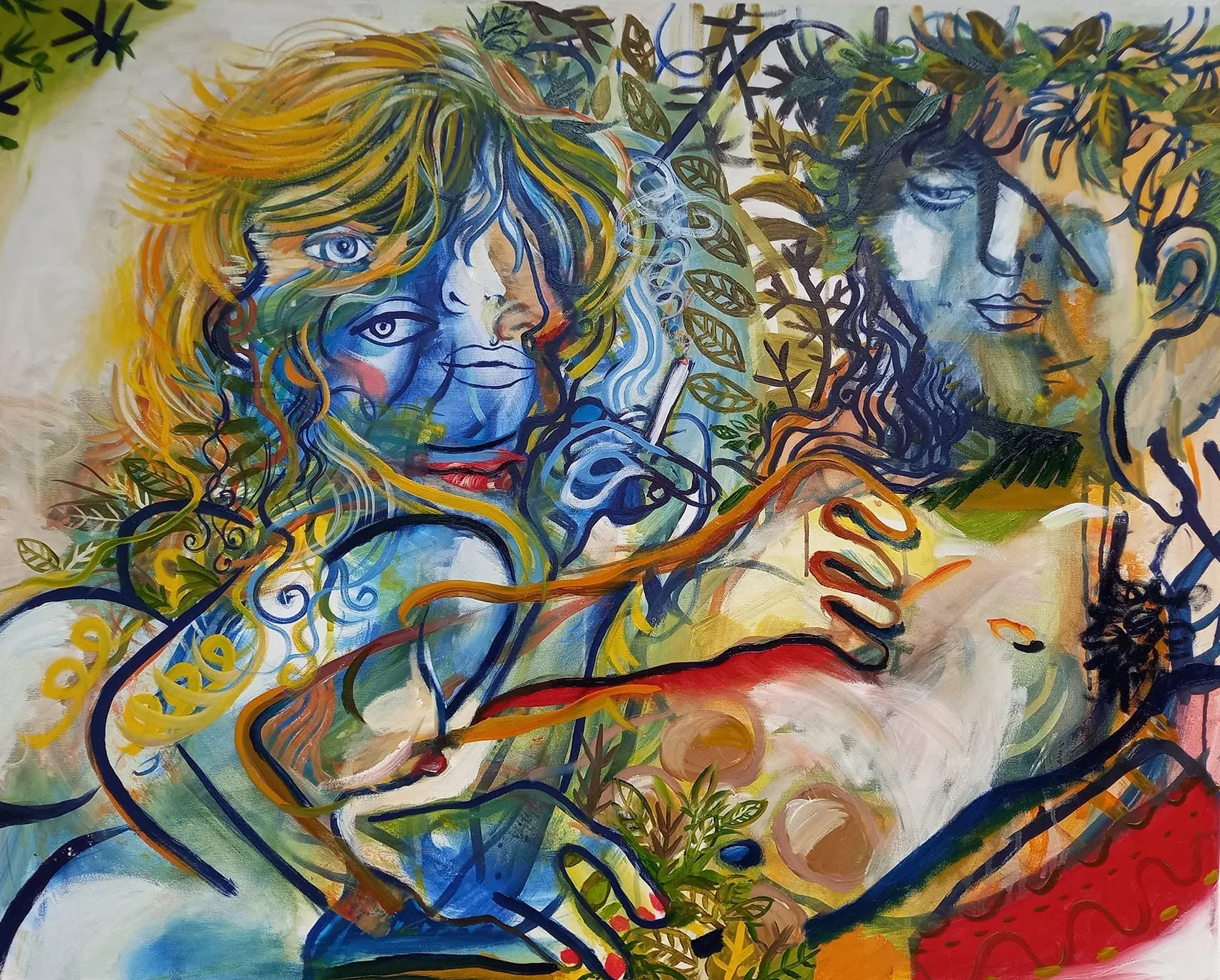 Couple allongé — François Glineur